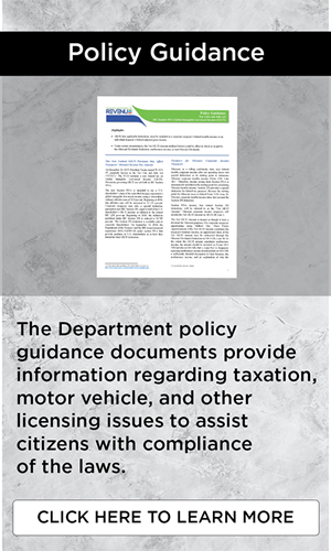 Policy Guidance Click to Learn More