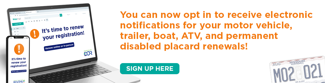 Opt-in to receive electronic notifications for renewals