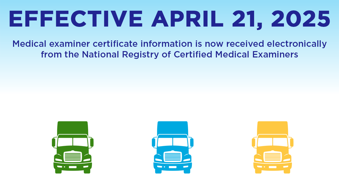 Electronic Transmission of Medical Texaminer Certificates