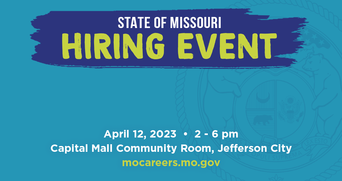 State fo Missouri Hiring Event - October 25, 2022 graphic