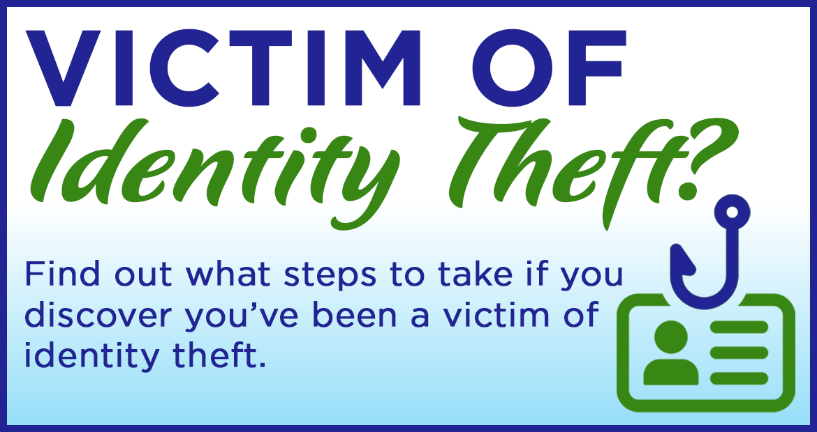 Victim of Identity Theft? Identity Theft can affect your tax records. Find out what steps to take if you discover you've been a victim of identity theft.