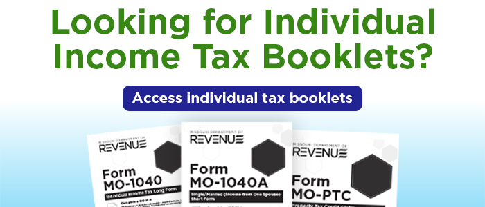 Individual Income Tax Booklet Information