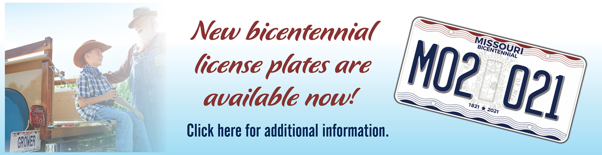 Missouri Sales Tax Credit Selling Car Car Sale And Rentals   Bicentennial Plates 2.fw 