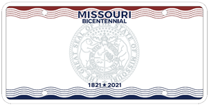 Missouri Bicentennial Plate